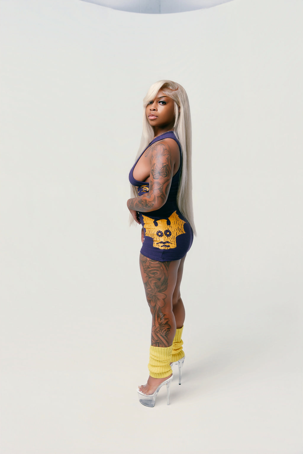 BLITZMODE Ribbed Mini Dress 